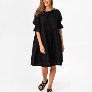 Magic Linen | voluminous linen Nerja dress
